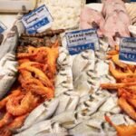 Berbagai produk seafood Indonesia seperti udang, tuna, cumi-cumi, dan rajungan yang berpotensi untuk diekspor.